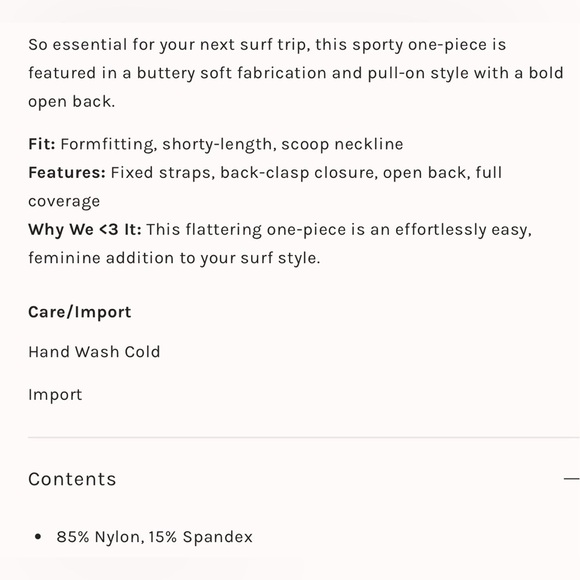 NWT Rhythm Tank Short One-Piece Surf Suit - Picture 5 of 7